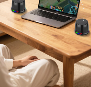 Haut-parleur sans fil magnétique BT 5.3 2026, mini, multicolore, lumière RGB, étanche, <span class=keywords><strong>pour</strong></span> fête, en plastique, <span class=keywords><strong>pour</strong></span> extérieur - Product Image 4