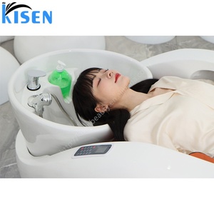 เตียงสระผมแบบญี่ปุ่น Kisen ดีไซน์กะทัดรัด สำหรับทำทรีทเมนต์ศีรษะ ทรีทเมนต์ผิวหน้า เก้าอี้ทำผมสำหรับร้านเสริมสวย ทำสปาหัว - Product Image 3