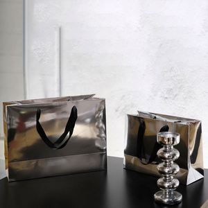 LH Custom Design Luxury Biodegradable Durable Kraft Paper <b>Bags</b> with Embossing for Jewelry Brand - Product Image 5