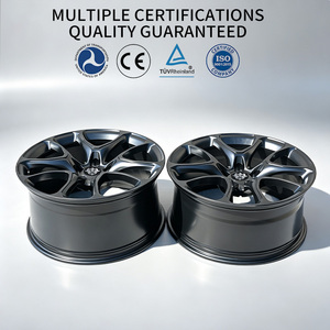 Jantes en alliage pour voiture de tourisme FLowtone Wheels, nouveau modèle noir mat, 20 pouces, 5x127, pour Jeep Grand Cherokee <span class=keywords><strong>SRT</strong></span>, garantie de 3 ans - Product Image 4