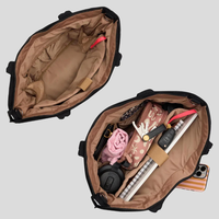 Sac fourre-tout en nylon imperméable léger grande capacité pour femme, sac à bandoulière pour trajets quotidiens, shopping, voyages, vente en gros, logo personnalisé