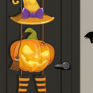 Bannière d'événement d'Halloween imperméable et biodégradable, décoration effrayante pour porte, fournitures promotionnelles pour fêtes - Product Image 2