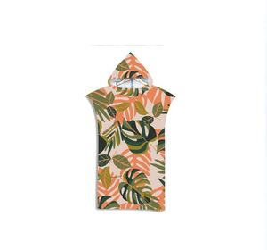 Vente en gros de ponchos de surf personnalisés pour adultes, à capuche, 100% coton, pour piscine et plage, avec logo - Product Image 1