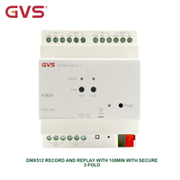 Système d'éclairage intelligent avec gradation de la température de couleur, contrôle de scène, DMX512, enregistrement et lecture, 100 min, sécurisé, double pliage, plastique, marque GVS