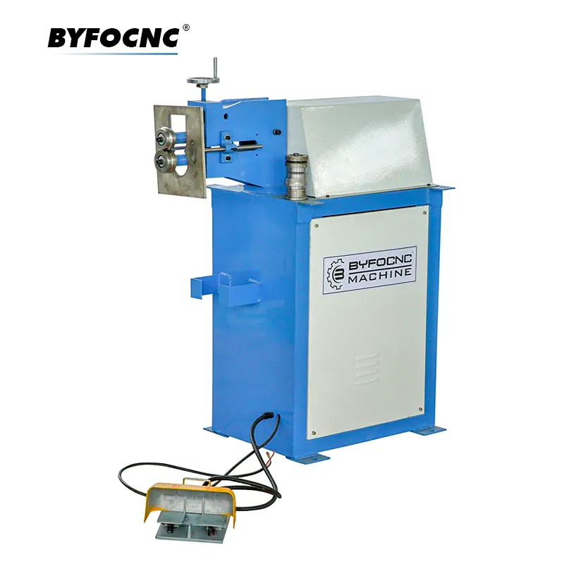 Byfocnc เครื่องโรตารี่ประดับด้วยลูกปัดไฟฟ้าเครื่องเซาะร่องท่อกลม