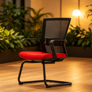 Silla de Oficina Ejecutiva Ergonómica Moderna y Contemporánea con <span class=keywords><strong>Respaldo</strong></span> de Malla Transpirable, Espuma de PU y <span class=keywords><strong>Altura</strong></span> Ajustable - Product Image 1