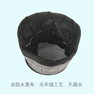 Bolsas para refrigerios para mascotas, plegables, 1000ml, color naranja, para entrenamiento de perros, alimentación, bolsa de cintura portátil - Product Image 4