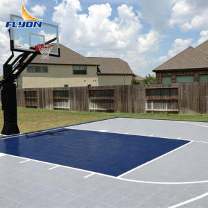 Suelo de Plástico Ignífugo de Alta Densidad y Durabilidad para Canchas de Baloncesto Interiores, para Pistas Deportivas y Lugares de Competición - Product Image 1