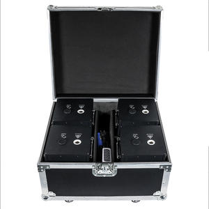 4 قطع من آلة الشرار البارد بقوة 750 واط مع حقيبة نقل، آلة الألعاب النارية بنافورة شرار وجهاز تحكم عن بعد لاسلكي لحفلات الزفاف والمسارح - Product Image 6