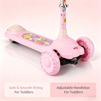 Vente en gros de trottinettes à 3 roues pour enfants, frein arrière, hauteur réglable, trottinette pour tout-petits de 3 à 8 ans, livraison directe d'usine, faible MOQ