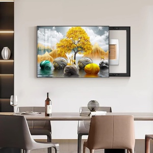 Décorations de salon de luxe pour la maison, couvre-boîtier de compteur électrique 3D, nouveau design de produit, lampe murale LED, décorations - Product Image 5