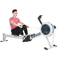 Rameur d'intérieur de haute qualité, capacité 190 kg, pliable, résistance réglable sur 10 niveaux, moniteur pour usage domestique et salle de sport