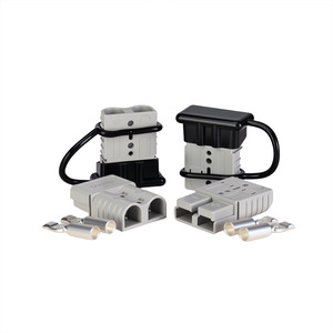 50A Panel Mount SB50 Recessed Plate Flush Fit With Cover Socket For 12-72V DC System <b>Battery</b> Quick Connect - Product Image 1