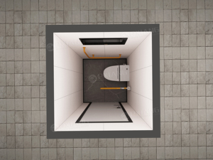 Baños Portátiles Desechables <span class=keywords><strong>para</strong></span> Exteriores, Baños Públicos Económicos y Baños de Lujo Accesibles <span class=keywords><strong>para</strong></span> Personas con Discapacidad - Product Image 3