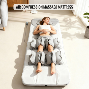 Matras pijat kompresi udara seluruh tubuh 3D, dapat diatur dengan pemanas, matras peregangan <span class=keywords><strong>Yoga</strong></span> Thailand untuk leher punggung, pereda nyeri kaki - Product Image 2