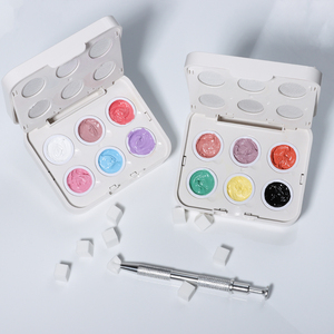 Conjunto de Esmalte em <span class=keywords><strong>Gel</strong></span> Kinnco Hema Free e TPO Free Ombre <span class=keywords><strong>Cushion</strong></span> Pat Pat com 18 Cores Efeito Blush para Arte em <span class=keywords><strong>Gel</strong></span> UV - Product Image 4