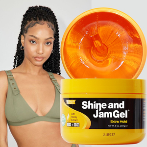 Factory Price Extra Hold No Flaking Residue Edge Control Extra Hold Loc n Braid Gel Retwist Shine <strong>Jam</strong> - Product Image 6