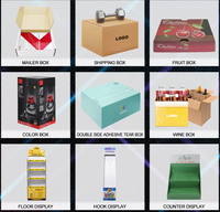 Boîte cadeau rigide de luxe personnalisée en gros, recyclable, avec doublure en éponge gaufrée, revêtement UV, pour emballage de tasse isotherme et écharpe, en carton mat