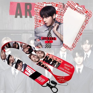 Suporte para Cartão de Foto Kpop com Cordão Impresso ARIRANG, Porta-Crachá Oficial para Cartão de Foto, Presente para Fãs - Product Image 6