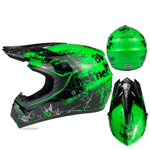 dot certified motorcycle helmets for sale DOT Youth Helmet Child Kids Motorcycle Full Face Offroad Dirt Bike ATV S M  L XL