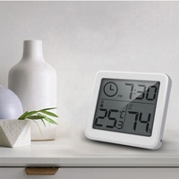 Mestek — thermomètre numérique LCD, grand écran électronique, température, humidité, hygromètre numérique