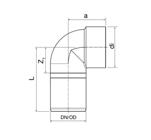 Conector de Codo de 90 Grados Liso de Plástico Negro Moldeado por Inyección con Conectividad Hembra <span class=keywords><strong>para</strong></span> Proyectos de Fontanería en Baños y Cocinas - Product Image 3