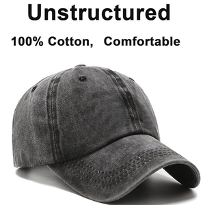 Classique coton unisexe casquette de Baseball profil bas Golf papa chapeau réglable non construit plaine casquette incurvée conception NPJY pour hommes femmes - Product Image 3