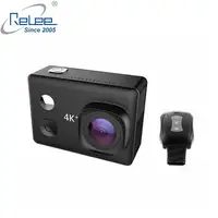 4k câmera profissional de ação vídeo hd, filmadora esportiva para vlogs, youtube, mini câmera digital, à prova d' água, 360
