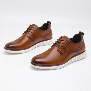 Zapatos de Vestir Formales Oxford para Hombre, Nuevos de Fábrica, Zapatos de Oficina, Zapatos Casuales Transpirables y Cómodos de Cuero - Product Image 5