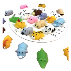 Jouets anti-stress Kawaii en TPR souple, Mochi Squishy, animaux à presser, jouets sensoriels Squishy - Product Image 1