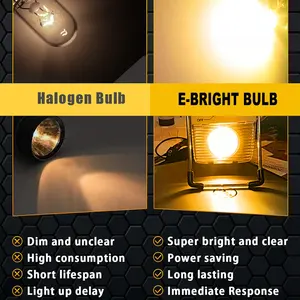 एलईडी फ्लैशलाइट प्रतिस्थापन बल्ब 12v 3w pr2 p13.5 s की नेतृत्व वाली रूपांतरण किट स्टेनलेस स्टील संगत - Product Image 6