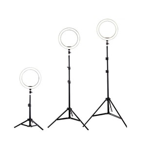 10 pulgadas Selfie anillo llenar de luz LED con soporte de escritorio soporte para teléfono celular - Product Image 1