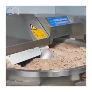 Small Onion Mixer Sausage Vegetable Pork Meat Emulsifier Bowl Cutter Meat Cutter Machine