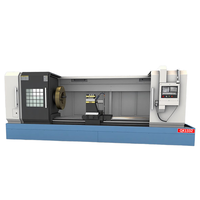 Tour CNC horizontal QK1332, haute performance, commande CNC FANUC, haute productivité pour le travail des métaux