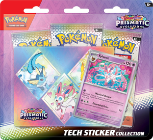 Vente en gros de cartes Pokémon TCG Scarlet et Violet 8.5 Prismatic Evolutions Tech Sticker Collection (Promo aléatoire) Coffret cadeau Jeu de cartes - Product Image 3