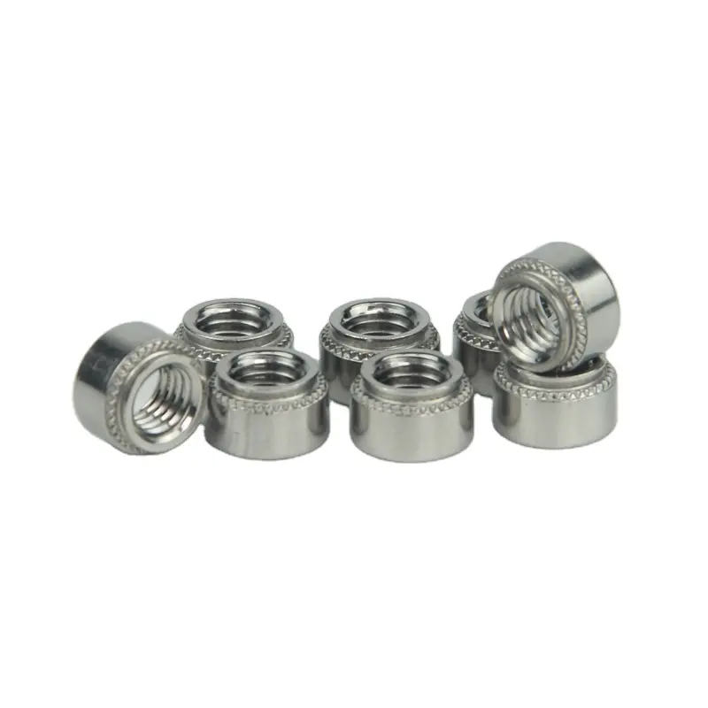 M3 M4 M5 M6 M7 M8 CLS stampa in acciaio inox metallo dado di blocco con collare pressa misura auto Clinching dado per scheda PC