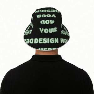 Chapeau Bob en Jean Personnalisable à Large Bord Respirant Anti-UV Motif Feuille/Écossais pour Hommes et Femmes – Idéal pour les Aventures de Pêche - Product Image 5