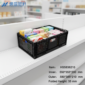 41L Ventilated Foldable Harvest <strong>Crate</strong>, 580x385x210mm Footprint, Perfect <strong>for</strong> Berry, <strong>Apple</strong> &amp; Potato Packhouses - Product Image 1