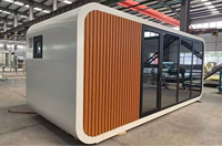 Cabine Apple 20ft 40ft – Maisonnette Préfabriquée Moderne de Luxe pour Extérieur, Bureau Mobile, Conteneur avec Salle de Bain et Utilisation Hospitalière