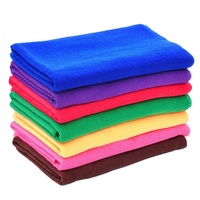 Hot-selling Microfiber Cleaning Cloth Warp Knitted Towel Blue 40*40Cm 300gsm Car Microfiber Cloth Car Kitchen Towel
