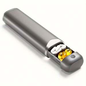 Nouvel Organisateur de Pilules Hebdomadaire en Alliage d'Aluminium de Haute Qualité avec Logo Personnalisé, Sans BPA, Étui de Voyage pour Pilules, Cadeau Promotionnel - Product Image 3