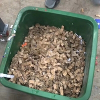 500 kg/h mini convertisseur catalytique à conduit flexible déchets ferreux et ferraille déchiqueteuse de foin déchiqueteuse de déchets d'acier