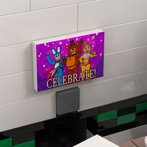 MOC1471 FNAF Oso de medianoche 2 Oficina sin figuras de acción bloques de construcción figuras juegos ladrillos amigo juguetes 5 noches en <span class=keywords><strong>Freddy</strong></span> - Product Image 4