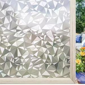 فيلم خصوصية النافذة متجمد تغطية ثابتة للحمام ، ملصق باب غير شفاف للتحكم في الحرارة للمكتب والمنزل - Product Image 3