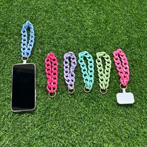 สายโซ่คล้องกระเป๋าถือทำด้วยมือสายคล้องโทรศัพท์มือถือทำจากอะคริลิคหนาๆออกแบบได้ตามต้องการ - Product Image 3