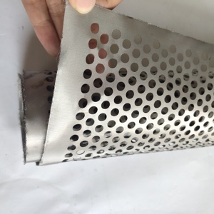 SUS 304 316 316l En Acier Inoxydable Grillage Tissé En Métal Net Écran Néerlandais Armure Style Perforé Poinçonnage avec Matériau En Aluminium - Product Image 2