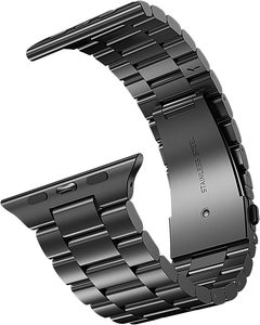 Fábrica 304 Aço Inoxidável Link Watch Strap Band Bracelet Substituição para apple Watch 38mm 42mm 40mm 44mm 46mm 49mm 46mm - Product Image 3