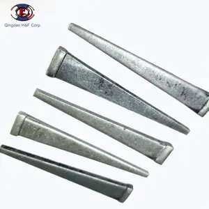 Galvanized Steel Wrought Head Concrete Polish Cut Masonry Nails 2.5" X 50lb Per Carton