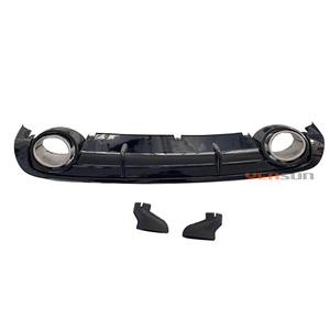 Diffusore posteriore stile RS6 di alta qualità con tubi di scarico per <span class=keywords><strong>Audi</strong></span> <span class=keywords><strong>A6</strong></span> <span class=keywords><strong>2004</strong></span> 2006 2008 2010 2012 normale - Product Image 1
