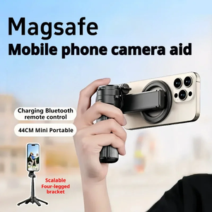 Palo Selfie magnético multifuncional 4 en 1 Rotación de 360 ° Compacto y elegante con soporte magnético para teléfono con control BT inalámbrico - Product Image 6